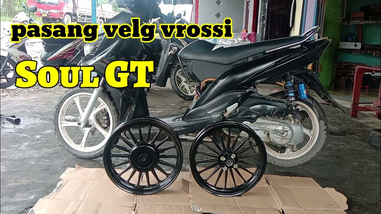PASANG VELG VROSSI GALAXY BATANG 18 DI MIO SOUL GT