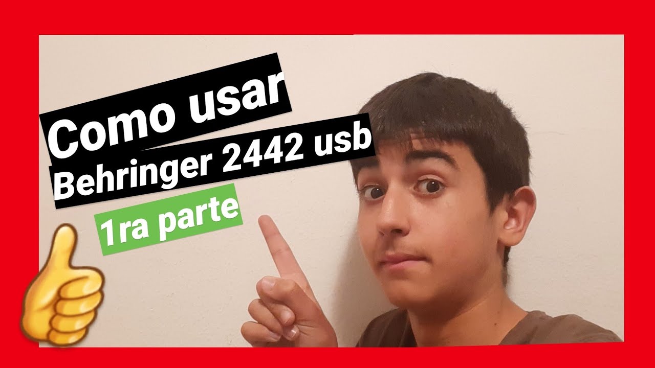 🎚Como usar Behringer x2442 USB | behringer x2442usb español | behringer x2442usb mixer | Parte 1