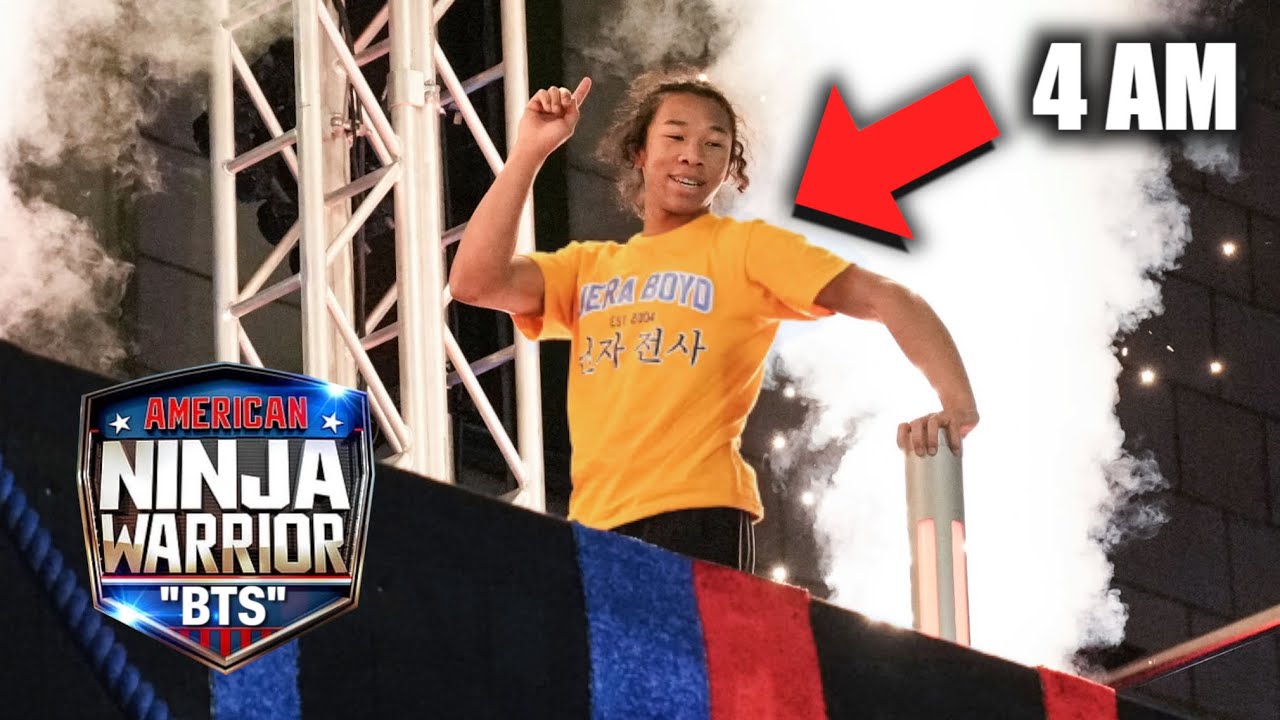 Behind The Scenes of Ninja Warrior with Jera Boyd!
