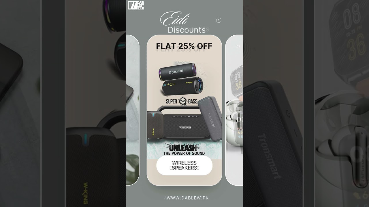 Eid Deals! Get 25% OFF Tech at Dab Lew Tech (Pakistan - EID2025)