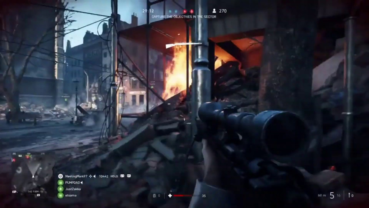 Battlefield™ V Sniper 19-0 on Devastation PS4