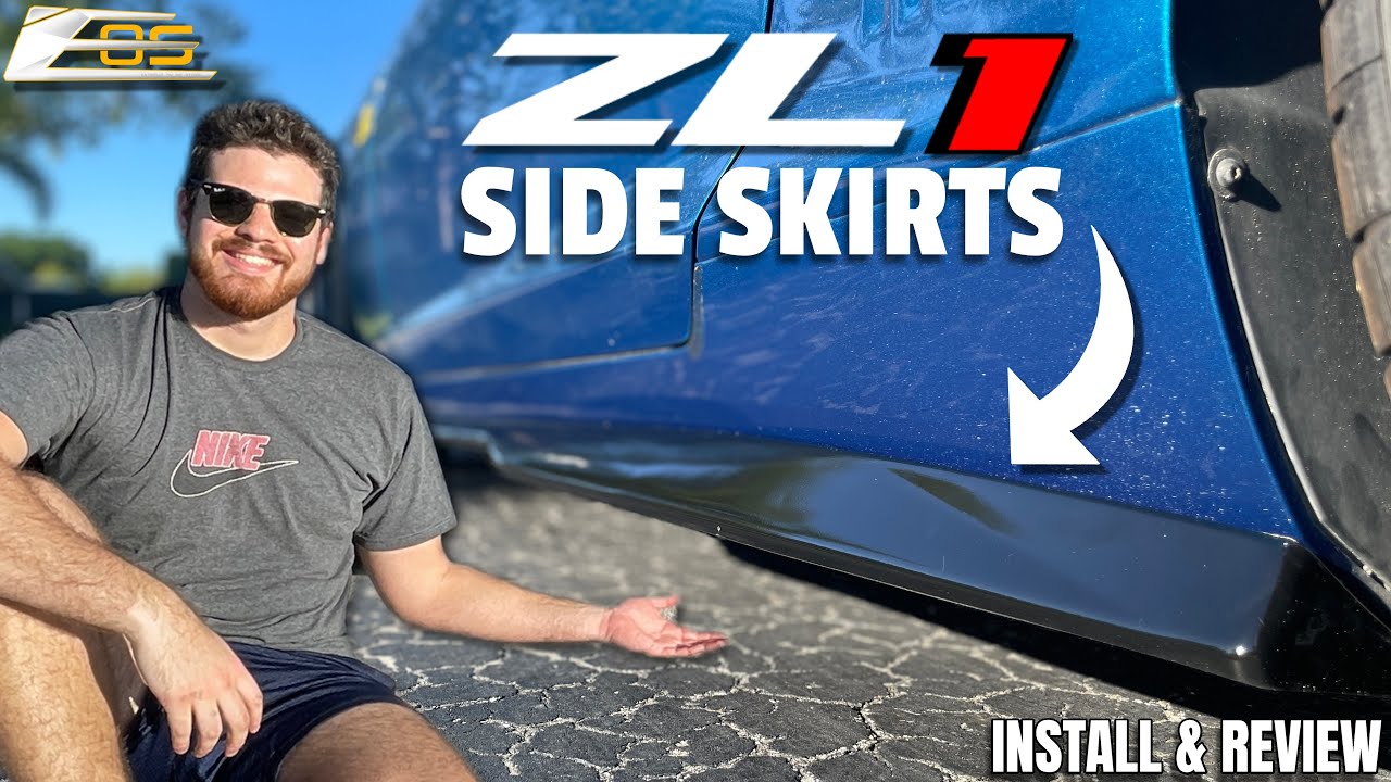 My Camaro gets SIDE SKIRTS (FINALLY) | ZL1 Side Skirts Install on a 5th Gen Camaro SS/RS/LS (10-15)