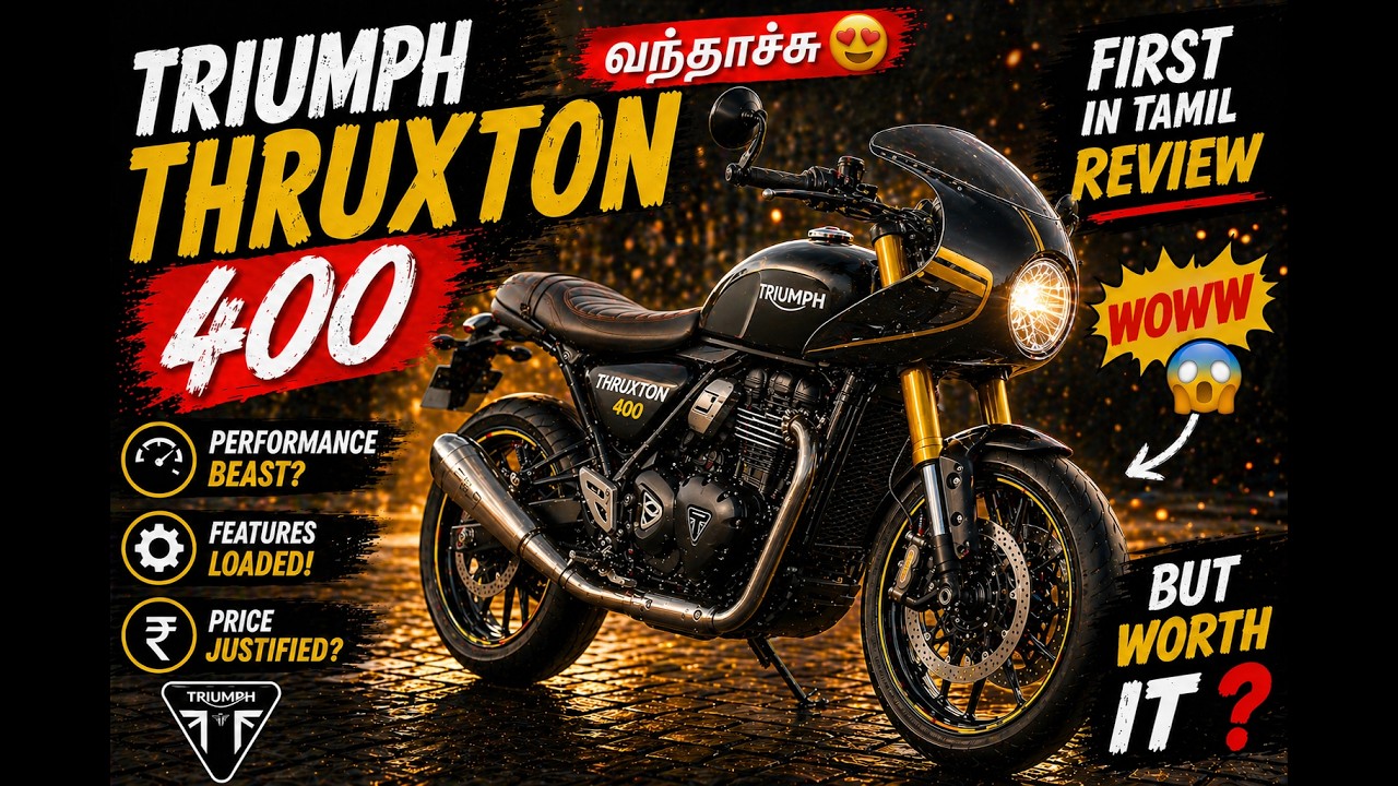 Triumph Thruxton 400 வந்தாச்சு 😍 First In Tamil Review | BUT WORTH IT?
