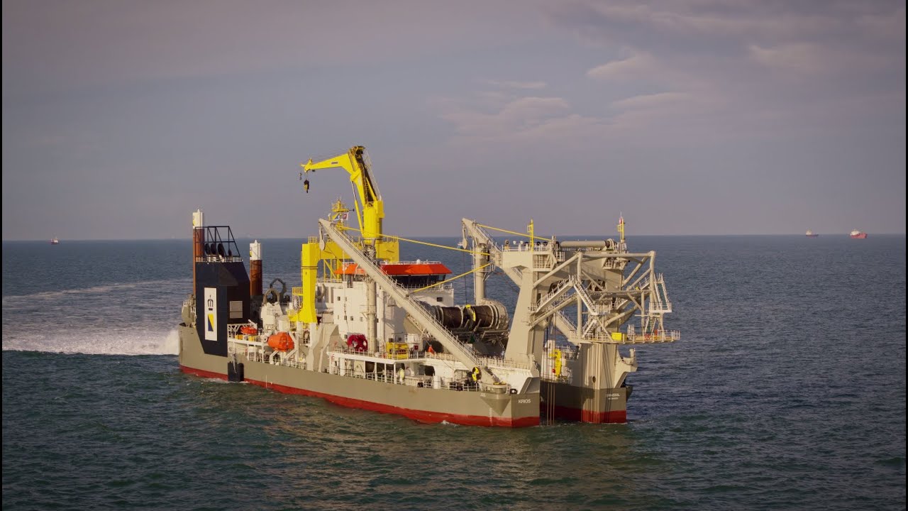 Sea Trials Cutter Suction Dredger Krios