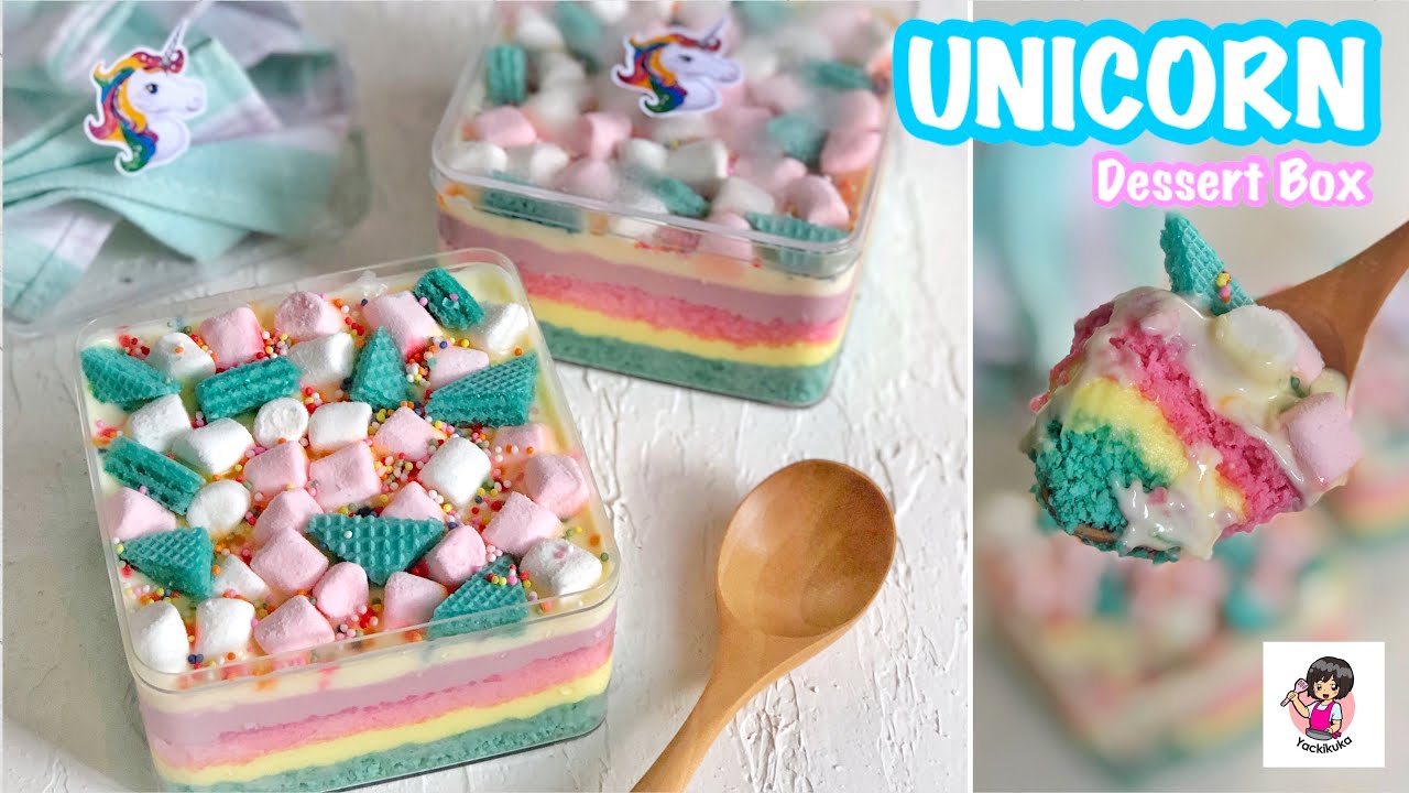 SUPER EASY!! 🦄Ide Dessert Box KEKINIAN🦄 Tanpa Oven Tanpa Kukus