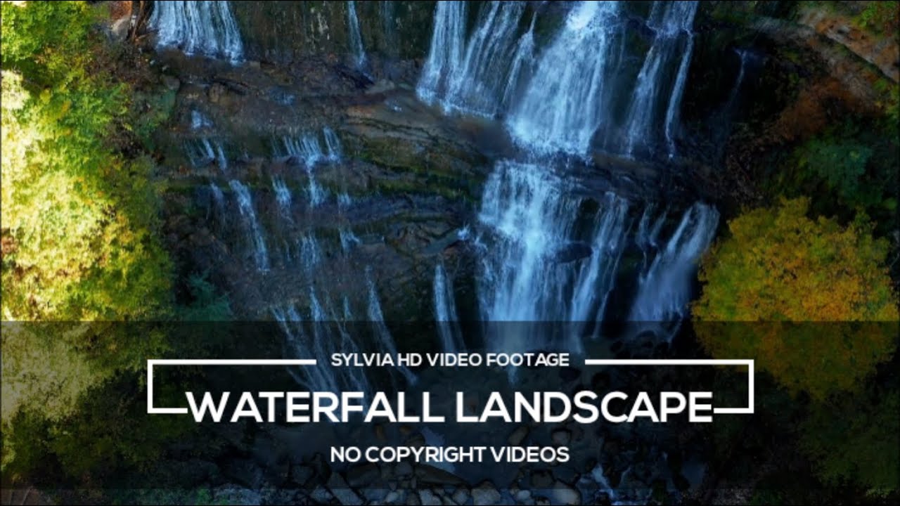 Waterfall Landscape &sup2; || HD Stock Videos|Free Stock Footage|No Copyright Videos|No Copyright Music