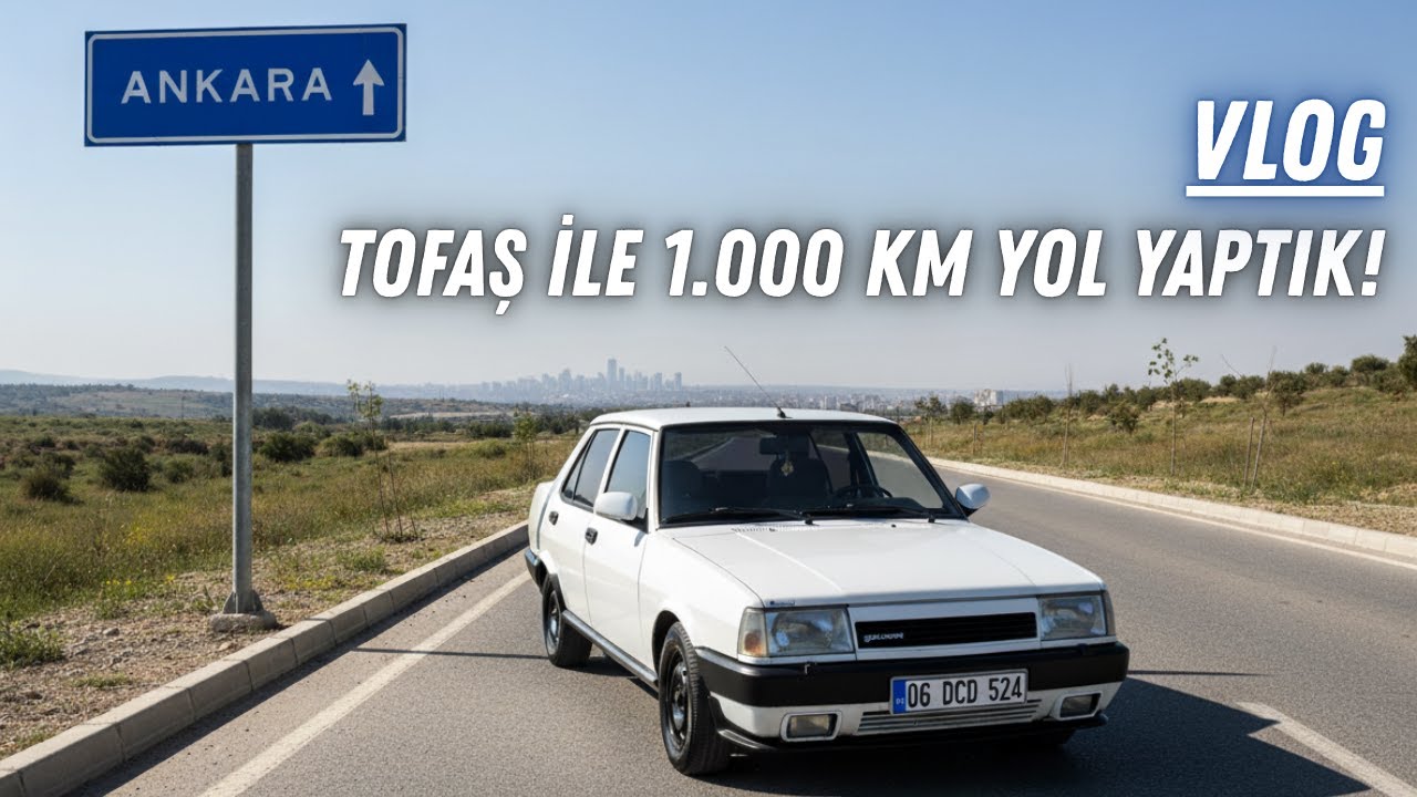 TOFAŞ İLE 1.000 KM YOL YAPTIK! (ARTVİN-ANKARA) - VLOG