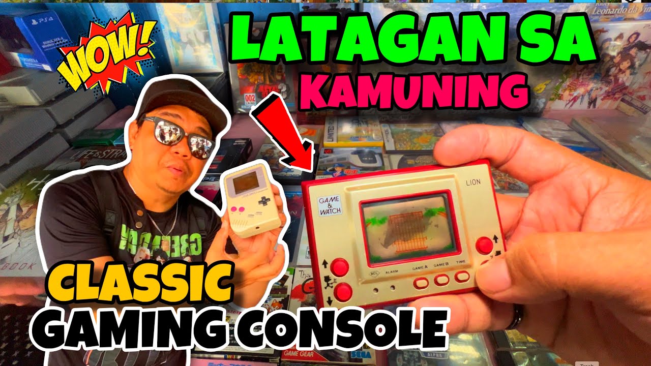 LATAGAN NG CLASSIC GAMING CONSOLE SA KAMUNING | NINTENDO FAMILY COMPUTER | GAME & WATCH | GAMEBOY