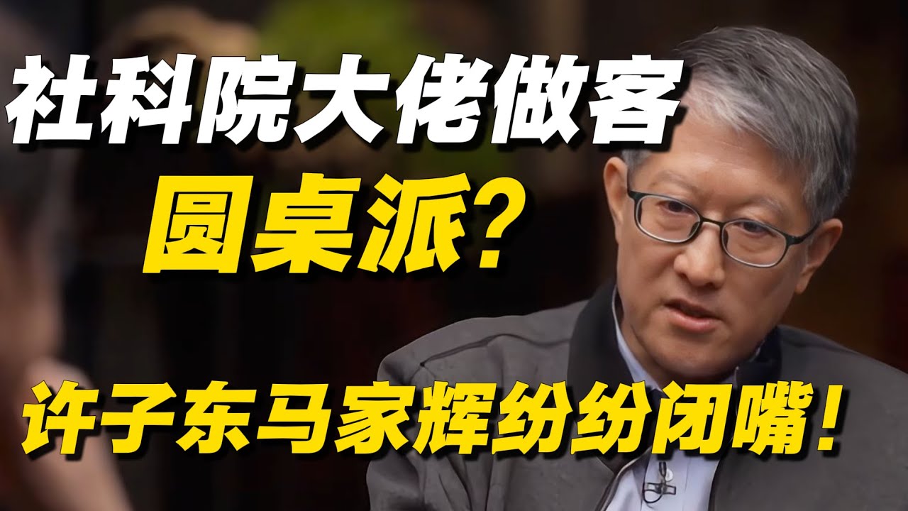 社科院大佬做客圆桌派？许子东马家辉纷纷闭嘴，真大佬知识储备太惊人了！🔥#冯时 #窦文涛 #马家辉 #许子东 #中国 #历史 #社会 #中国经济 #圆桌派