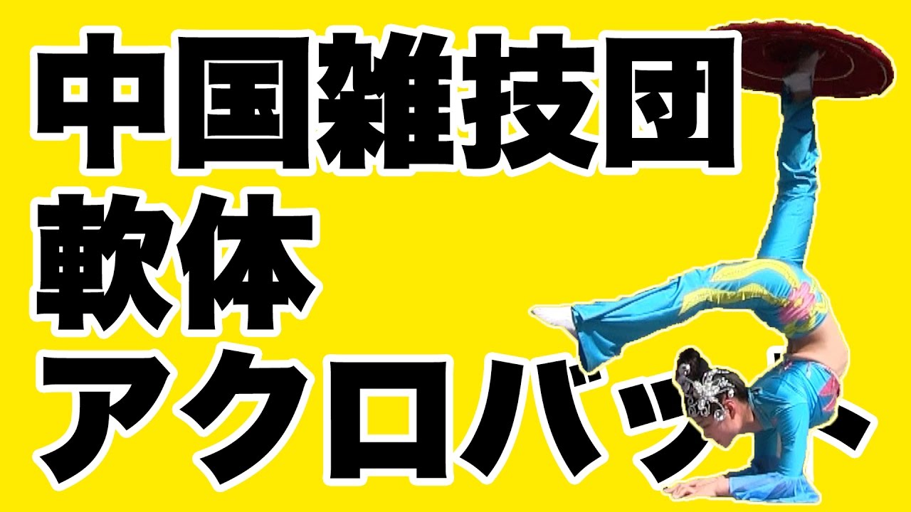 豊橋アートフェスティバル【中国雑技芸術団】軟体アクロバット