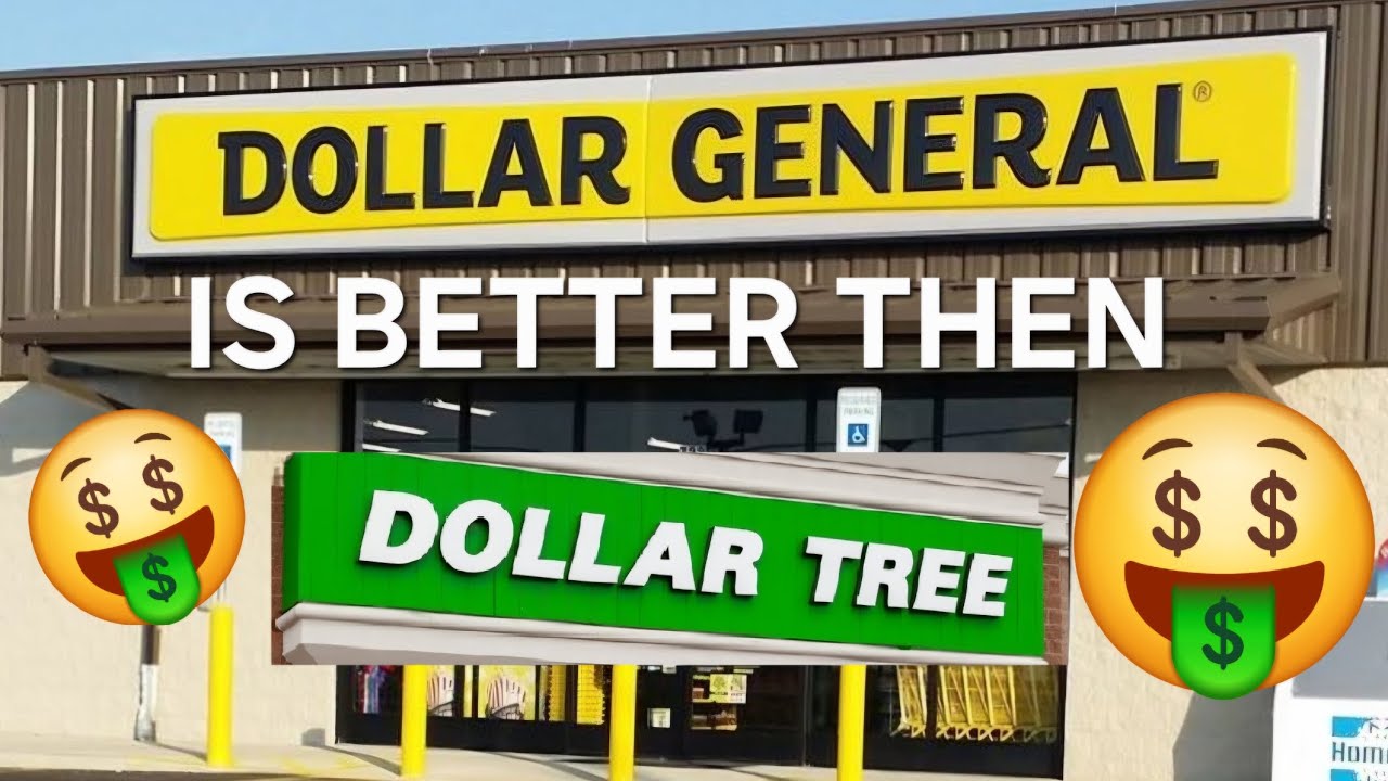 DOLLAR GENERAL IS ACTUALLY ONE DOLLAR. THE DOLLAR TREE HAS NOTHING FOR A DOLLAR ANYMORE. 