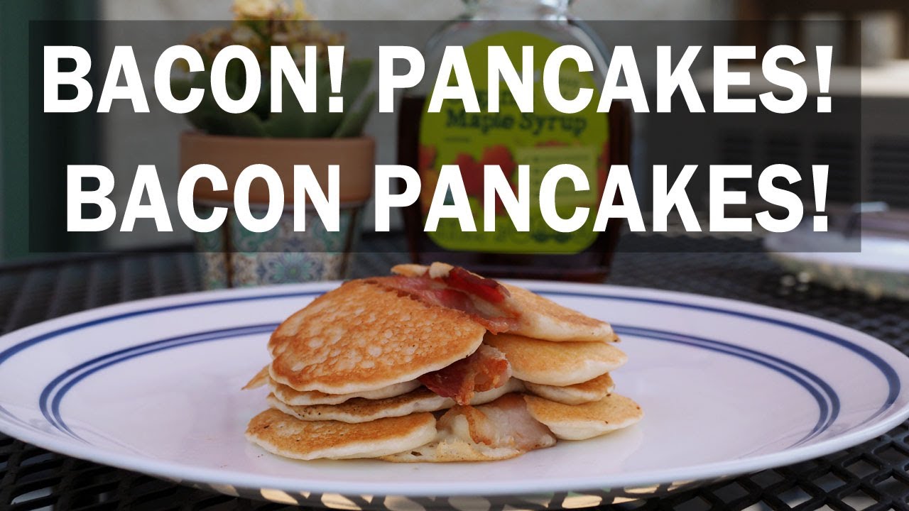 Weber Q 2000 | BACON PANCAKES: The Perfect Grilled Breakfast Indulgence Made on a Griddle Plate
