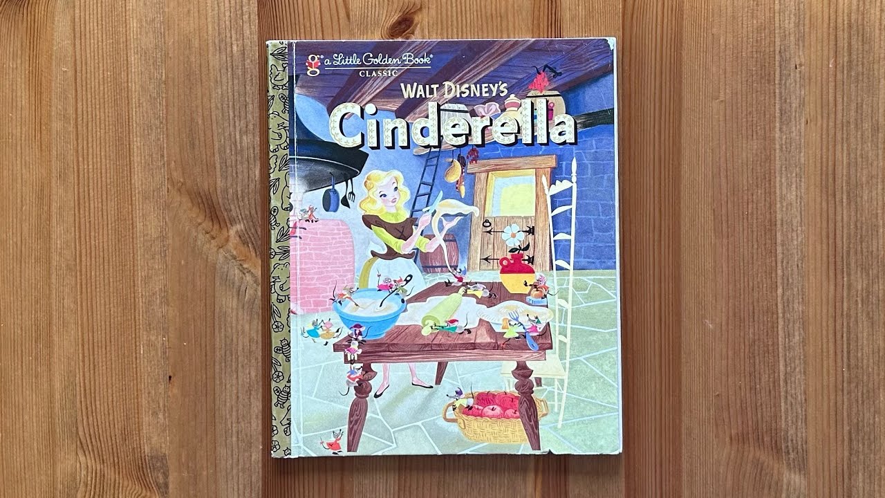 Ash reads Walt Disney’s Cinderella by Jane Werner illustrated by Retta Worcester