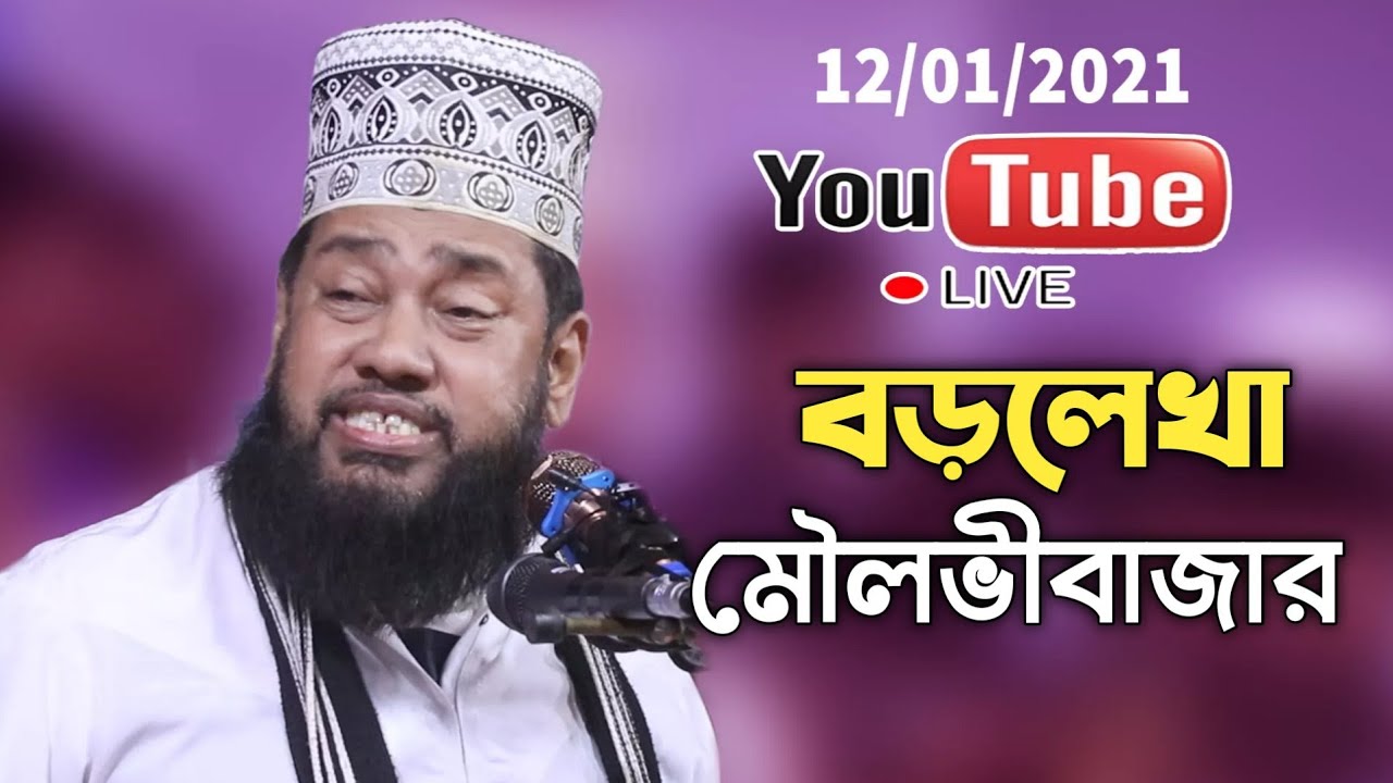 Live Waz 🔴 আল্লামা তারিক মনোয়ার | বড়রেখা,মৌলভীবাজার
