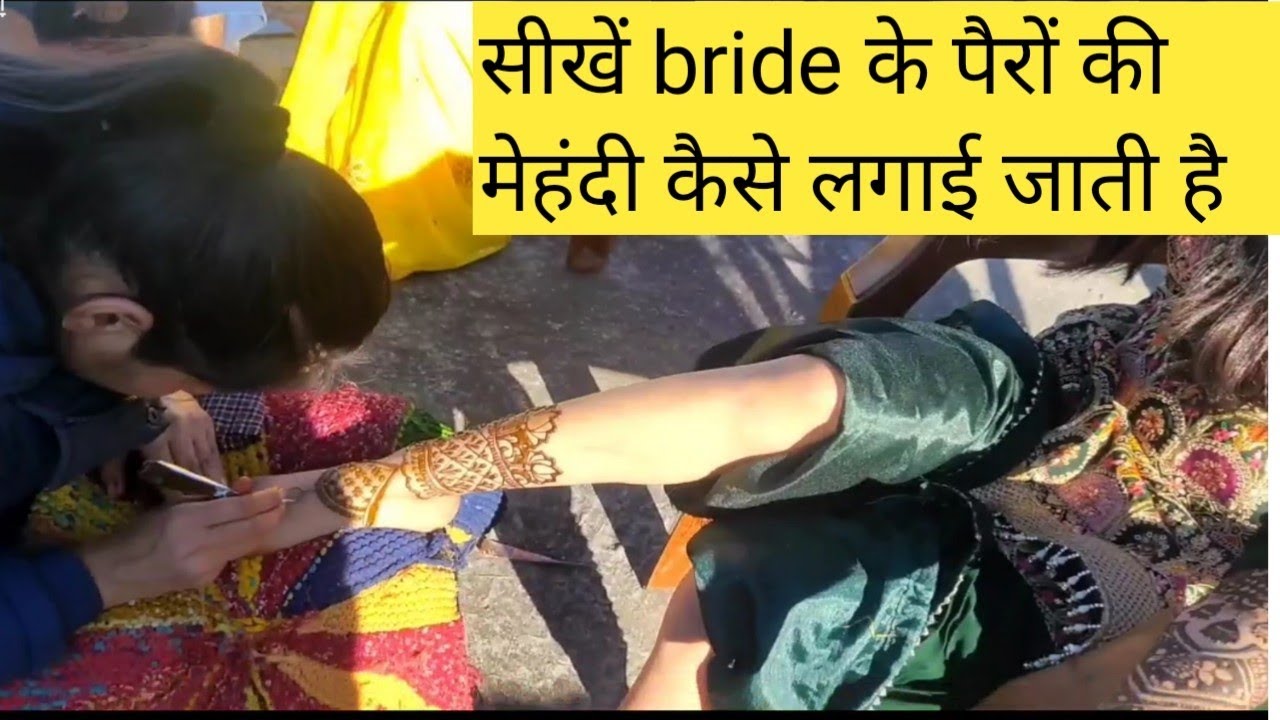 Bridal feet mehndi tutorial || Bridal mehndi tips and tricks