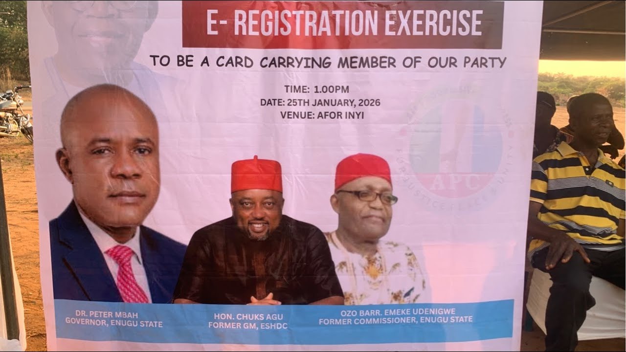 APC E-Registration at Amokwe in Udi LGA, Enugu State
