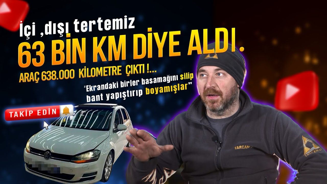 63.000KM ALDIĞI ARAÇ 638.000KM ÇIKTI. SAHTEKARLAR BAKIN NASIL KM DÜŞÜRMÜŞLER