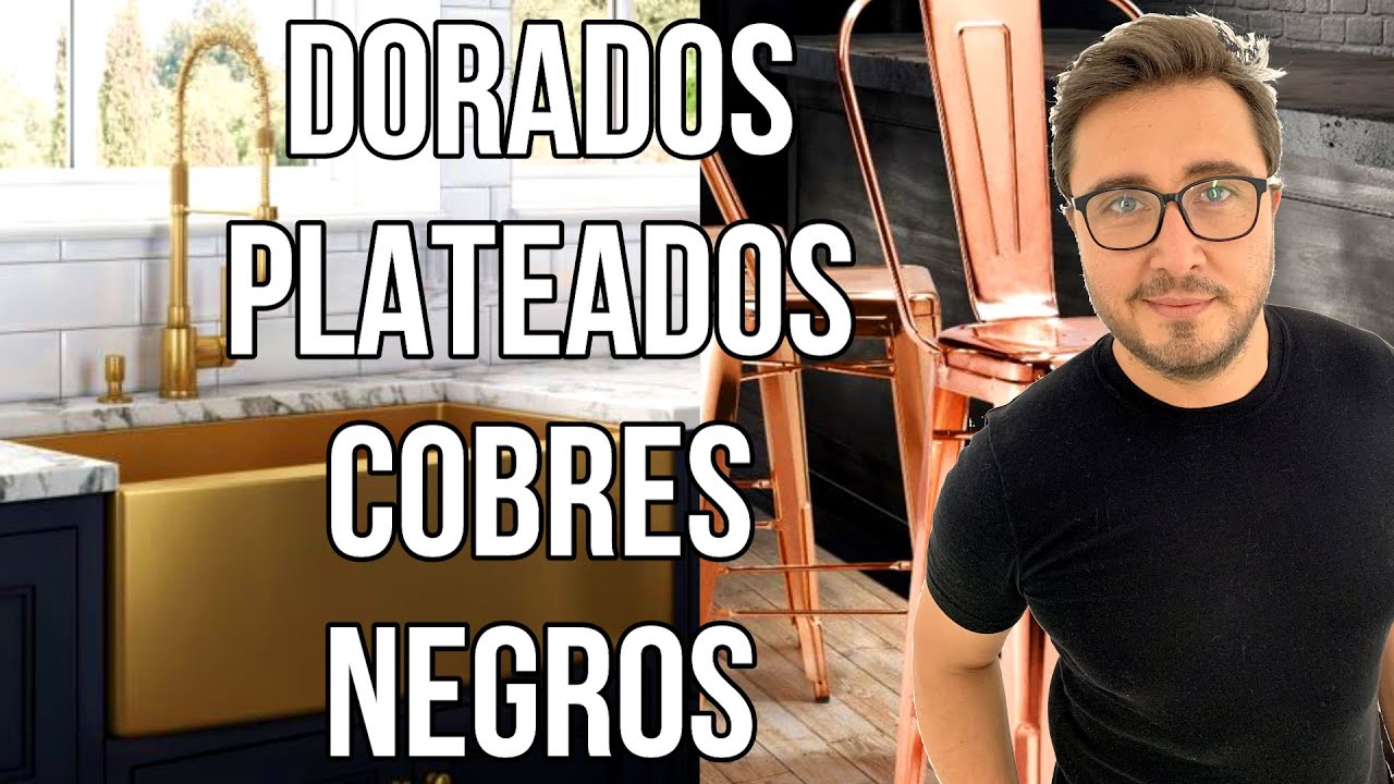 Doradas o Plateadas Terminaciones en Decoracion, Cuales Colocar