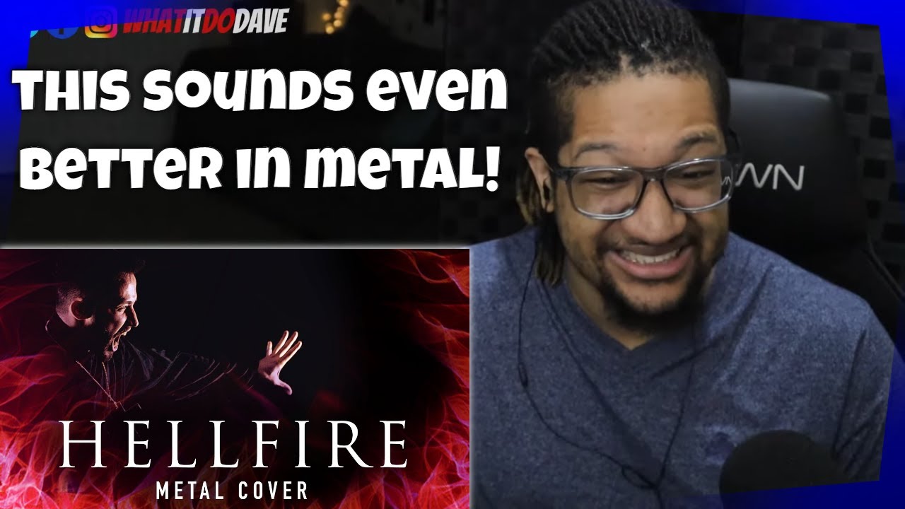 Reaction to HELLFIRE - Metal Cover by Jonathan Young (Disney's Hunchback of Notre Dame)