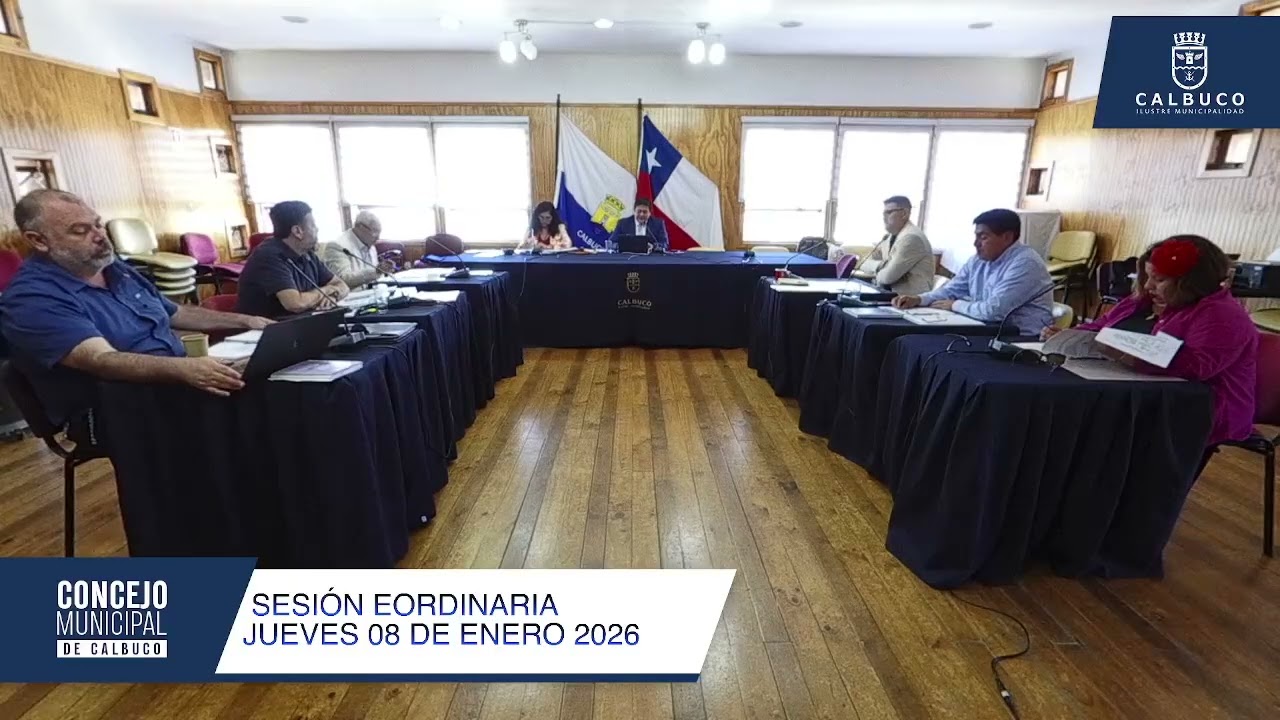 Sesión ordinaria 08 de enero 2026