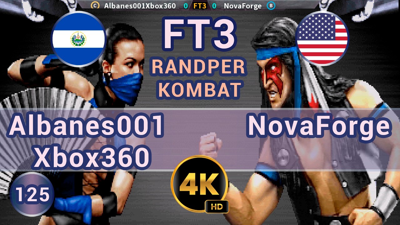 UMK3 - 🇸🇻 Albanes001Xbox360 vs NovaForge 🇺🇸 FT3 /4K 60FPS #umk3 #ultimatemortalkombat3 #t99hex #t99h