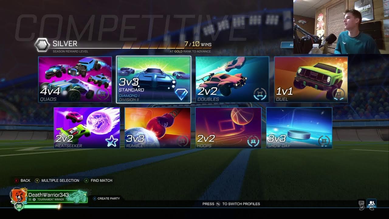 Rocket League GETTING DIAMOND!