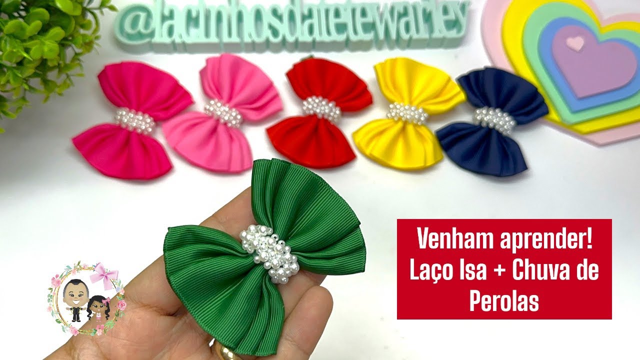 Laço Isa + Chuva de pérolas. Dicas para iniciantes