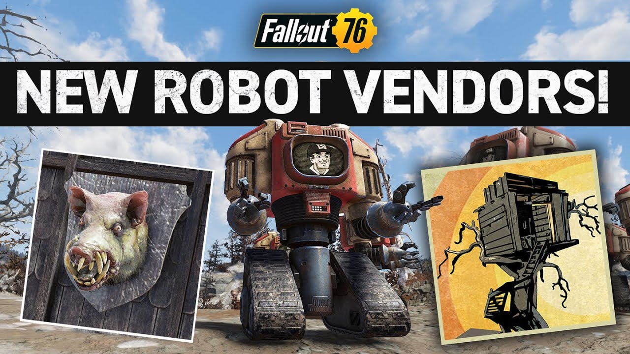 AMAZING Robot Vendors! &ndash; Fallout 76 Atomic Shop Review