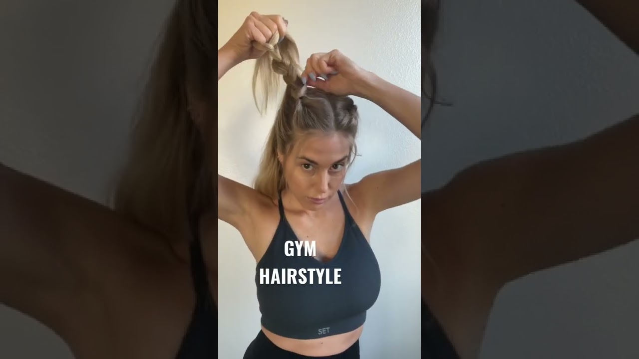 Easy gym hairstyle