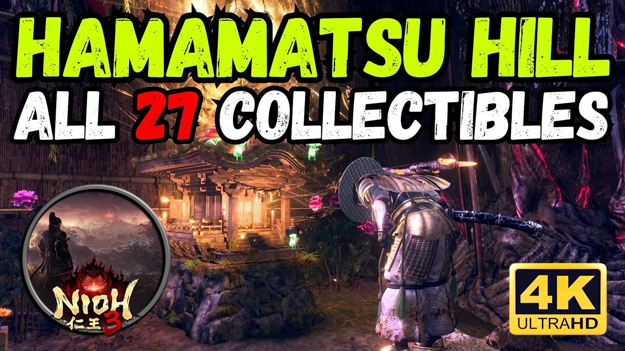 Nioh 3 | Hamamatsu Hill 100% Walkthrough Guide | 4K 🥷🏻☯️ #nioh3 #rpg #soulsgames