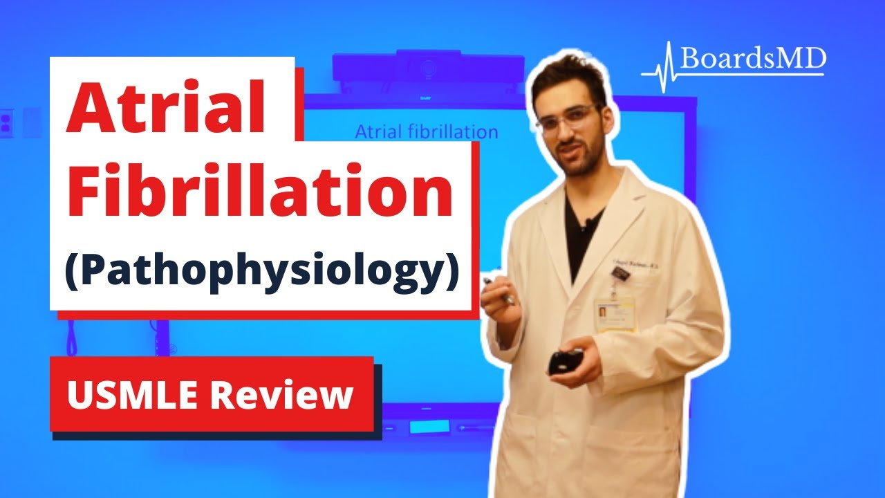 Atrial Fibrillation (Pathophysiology) | USMLE Cardiology | @BoardsMD