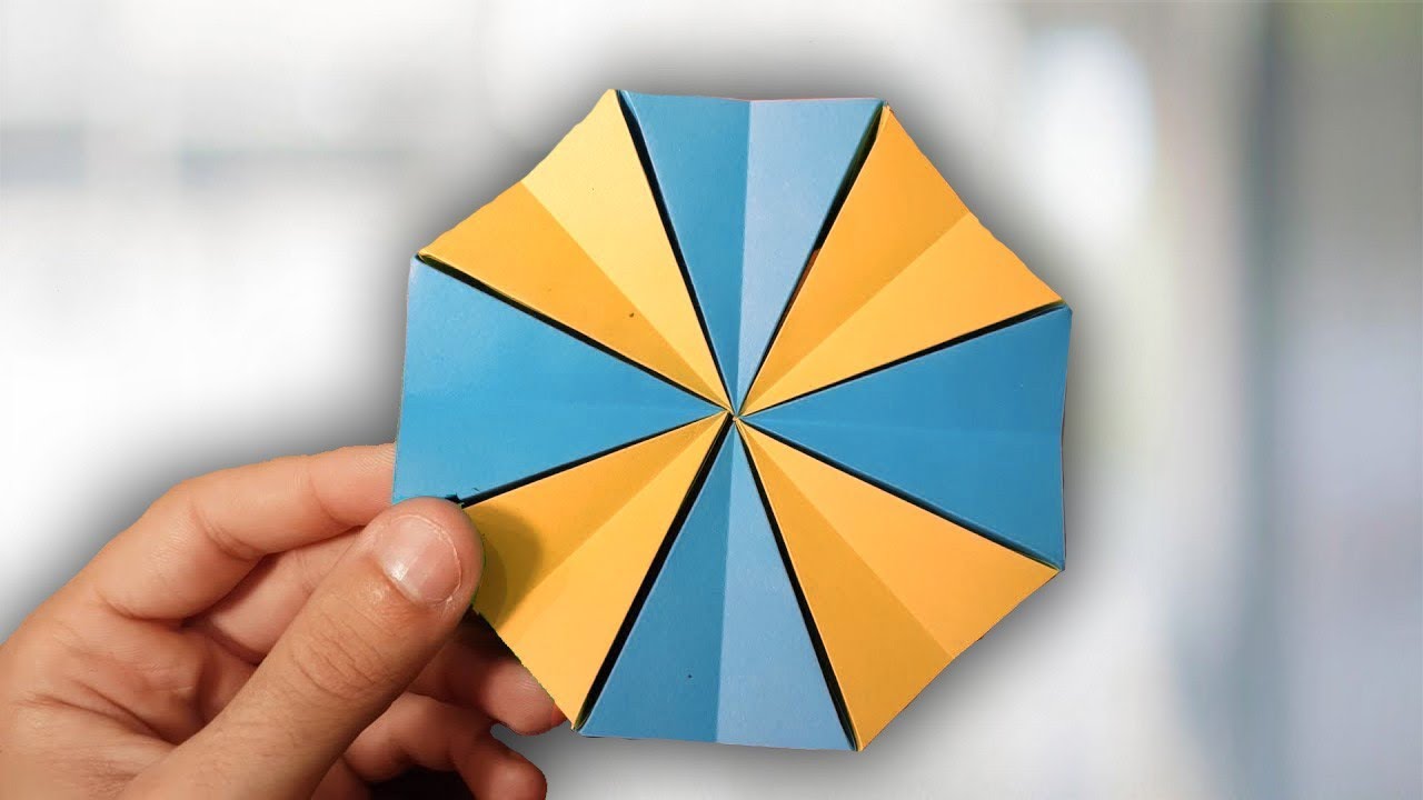 How To Make a Paper MOVING FLEXAGON | Fun and Easy Origami