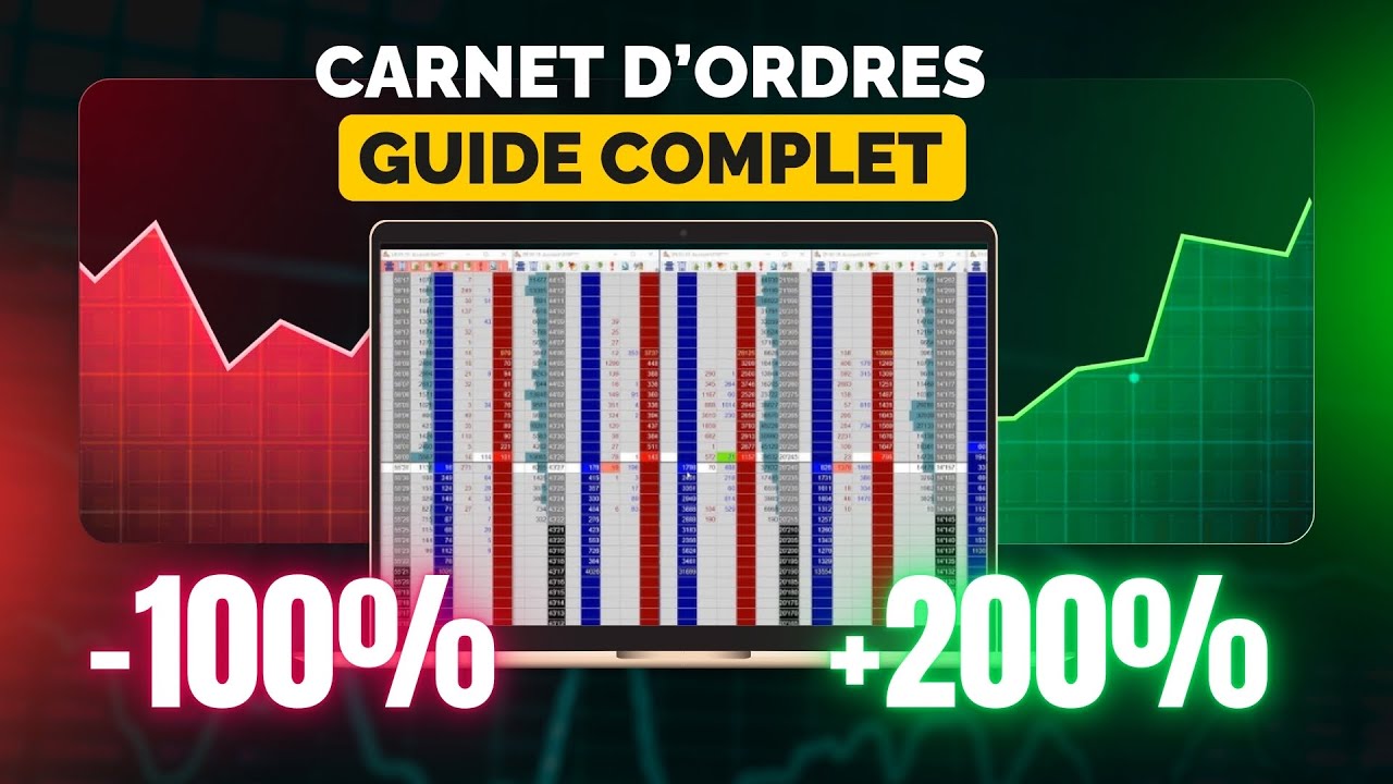 Carnet d'ordres : Formation COMPL&Egrave;TE en Trading (2026)