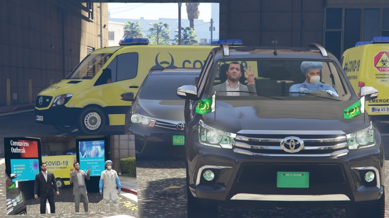 #145 | Micheal Gets Vaccinated | Gta 5 Pakistan | COVID-19