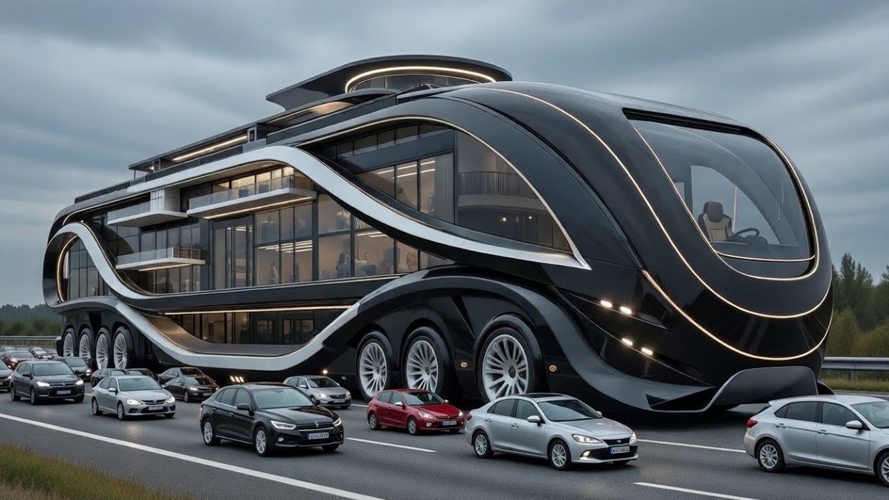 Rosalia Indah Hotel Bus 2026 | Futuristic Luxury Motorhome Bus Interior & Exterior Tour