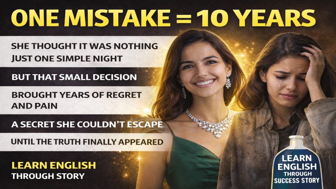 English Listening Practice Story | One Mistake Changed Her Life Forever | Graded Reader 