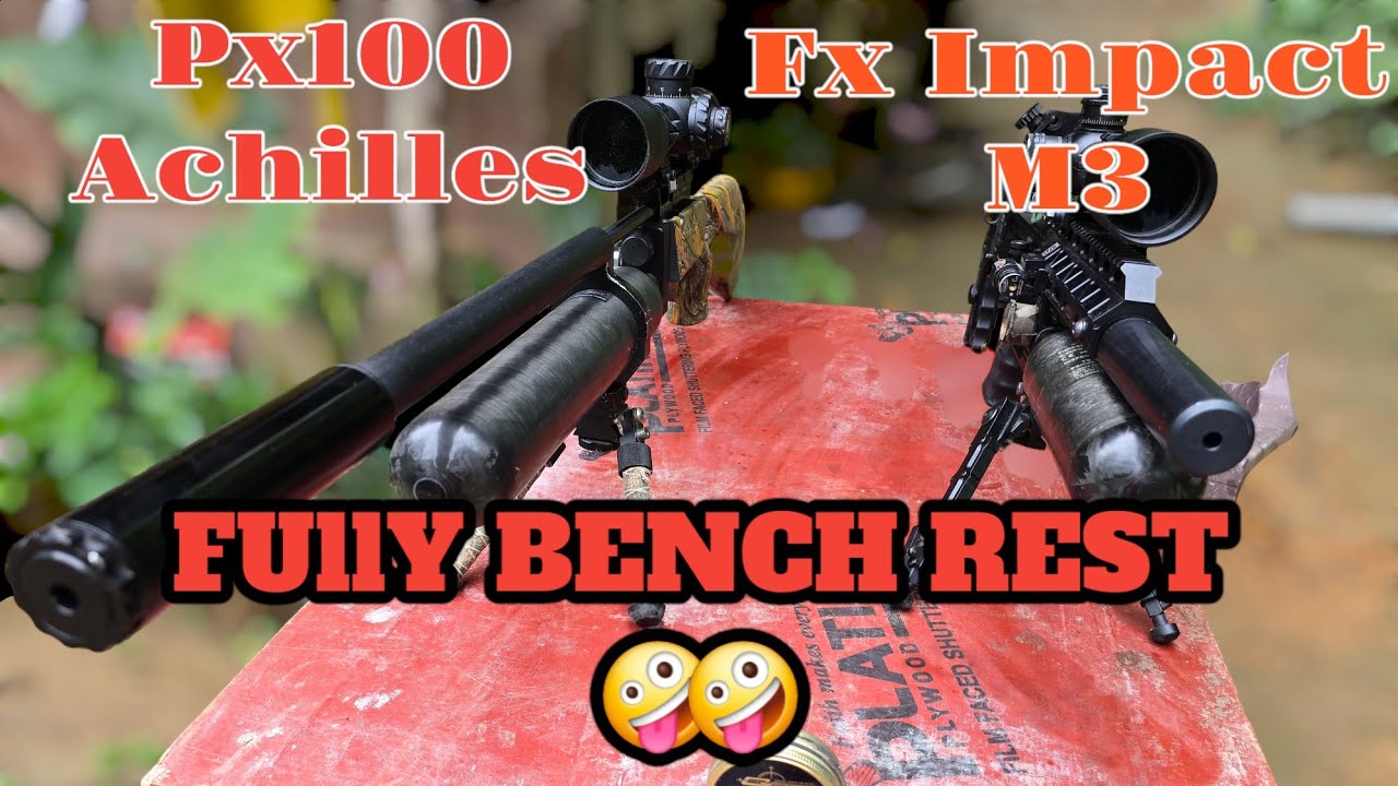 FX IMPACT M3 VS PX100 ACHILLES BENCH REST//FX IMPACT M3//PX100 ACHILLES//QYS PELLETS
