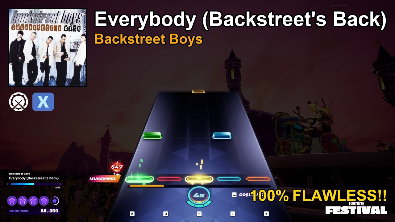 Everybody (Backstreet's Back) - Backstreet Boys - Expert Drums 100% FC