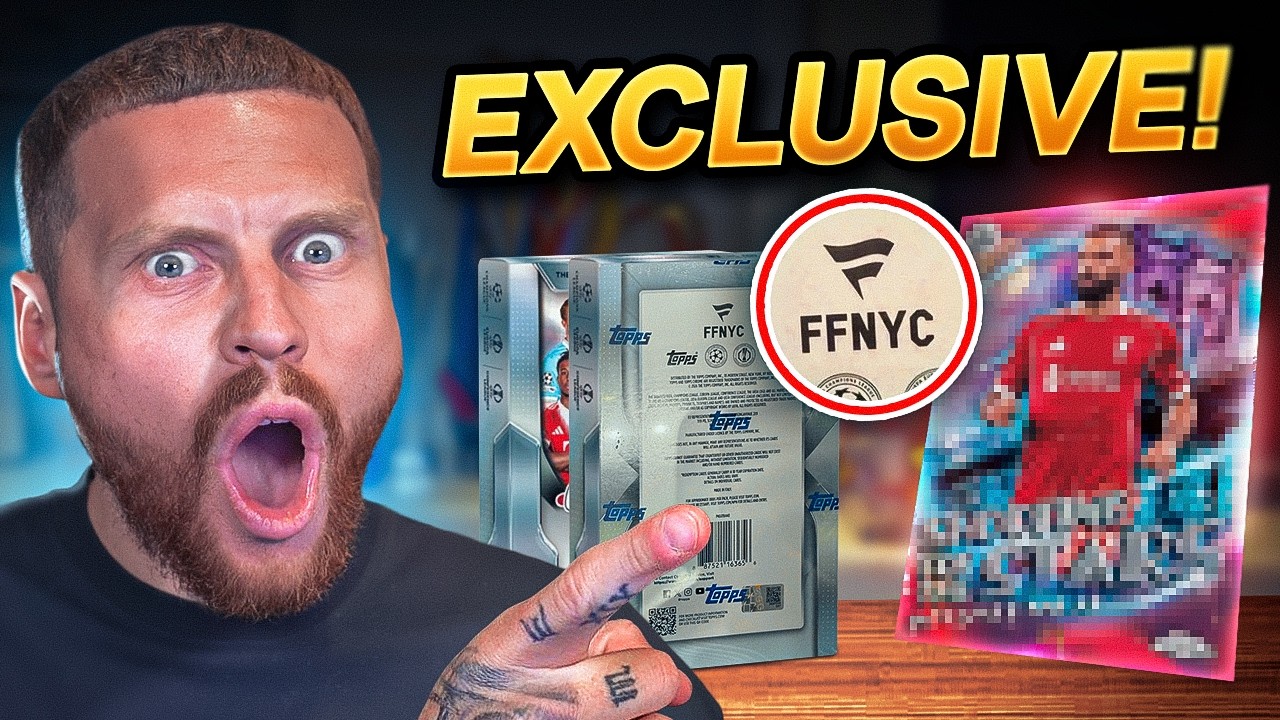 I Opened NYC's EXCLUSIVE Topps Chrome Boxes...