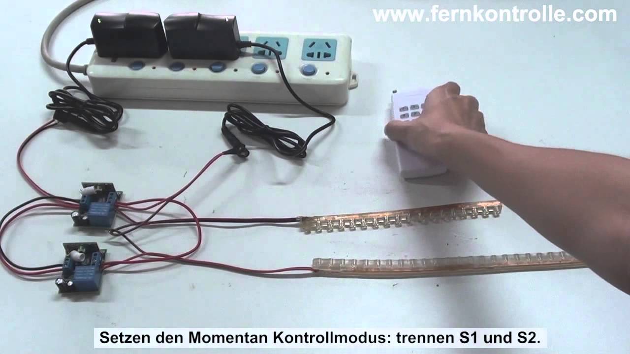 licht anschlie&szlig;en l und n verbinden steuerung lichtschalter funkrelais 4 kabel
