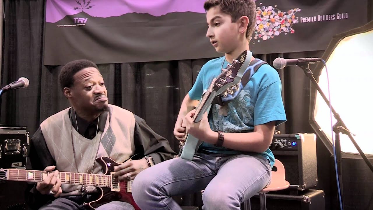 NAMM '12 Premier Builders Guild Booth: Eric Gales & Ray Goren