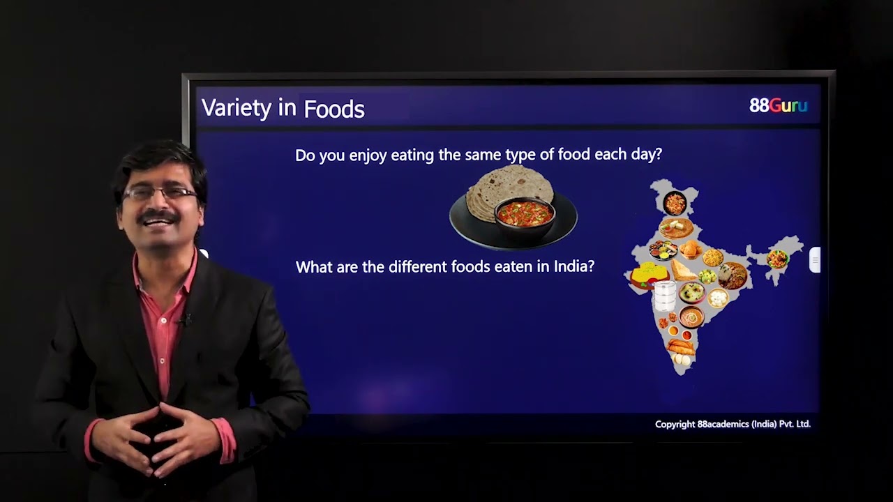 Variety of Foods | 6th Science class | Online Science Tuition | 88Guru