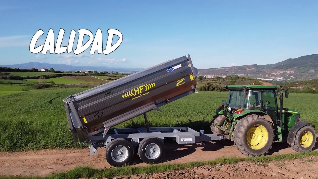 BAÑERA TANDEM ACERO INOXIDABLE (Remolques Agrícolas HF)