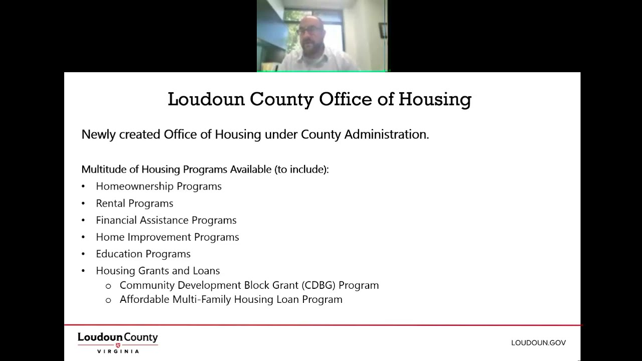Loudoun County Homeownership Programs Webinar | June 16, 2021