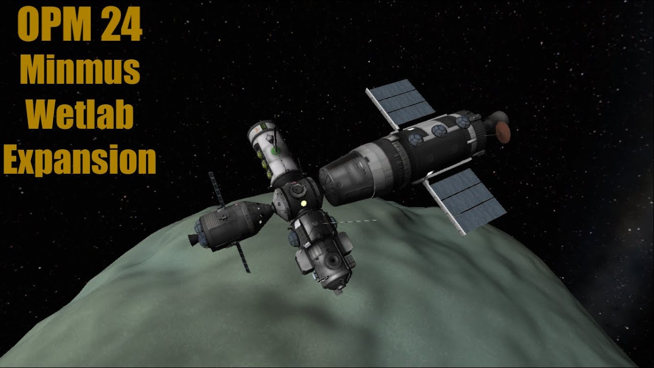 KSP: Outer Planets #24 Minmus Wetlab Expansion