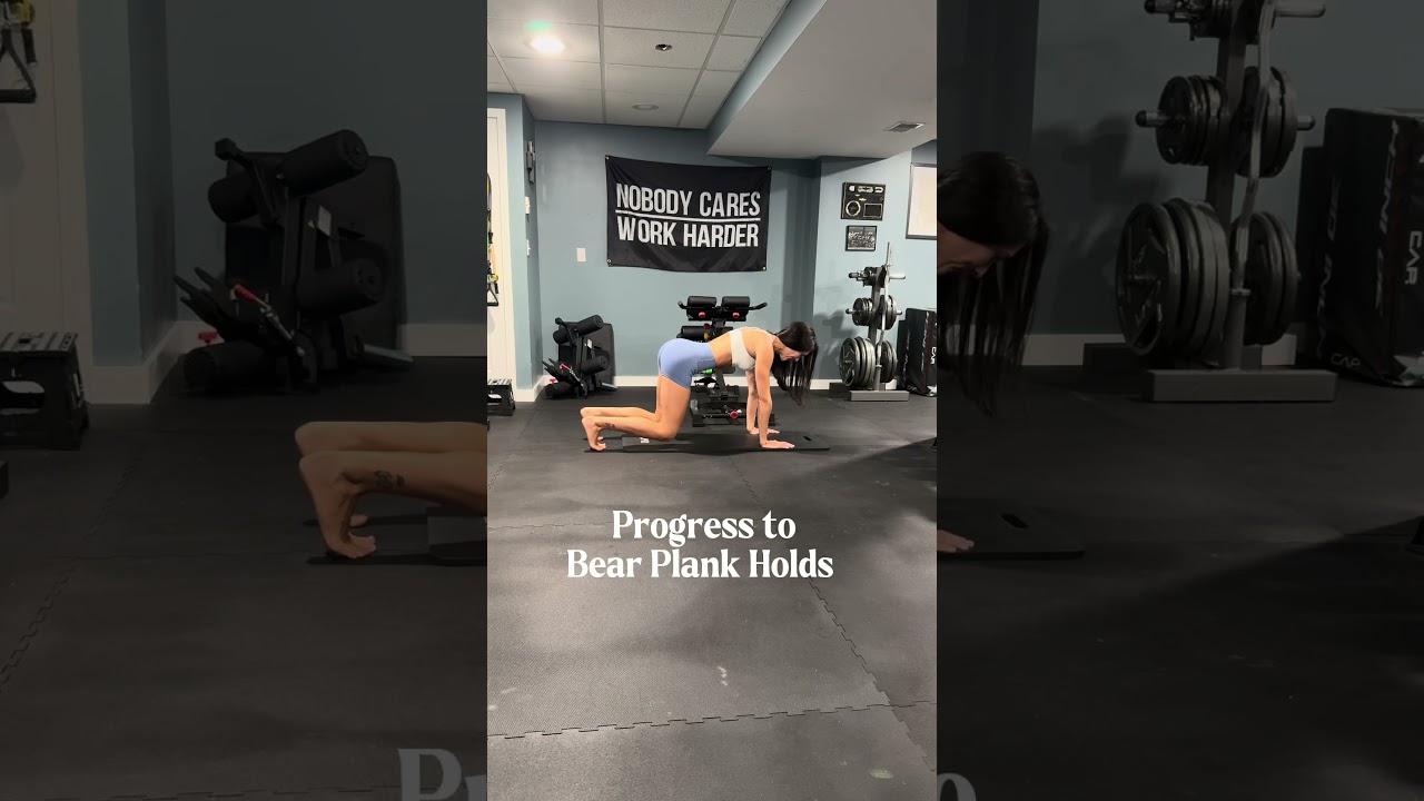 PROGRESSION TO PLANKS for postpartum core 