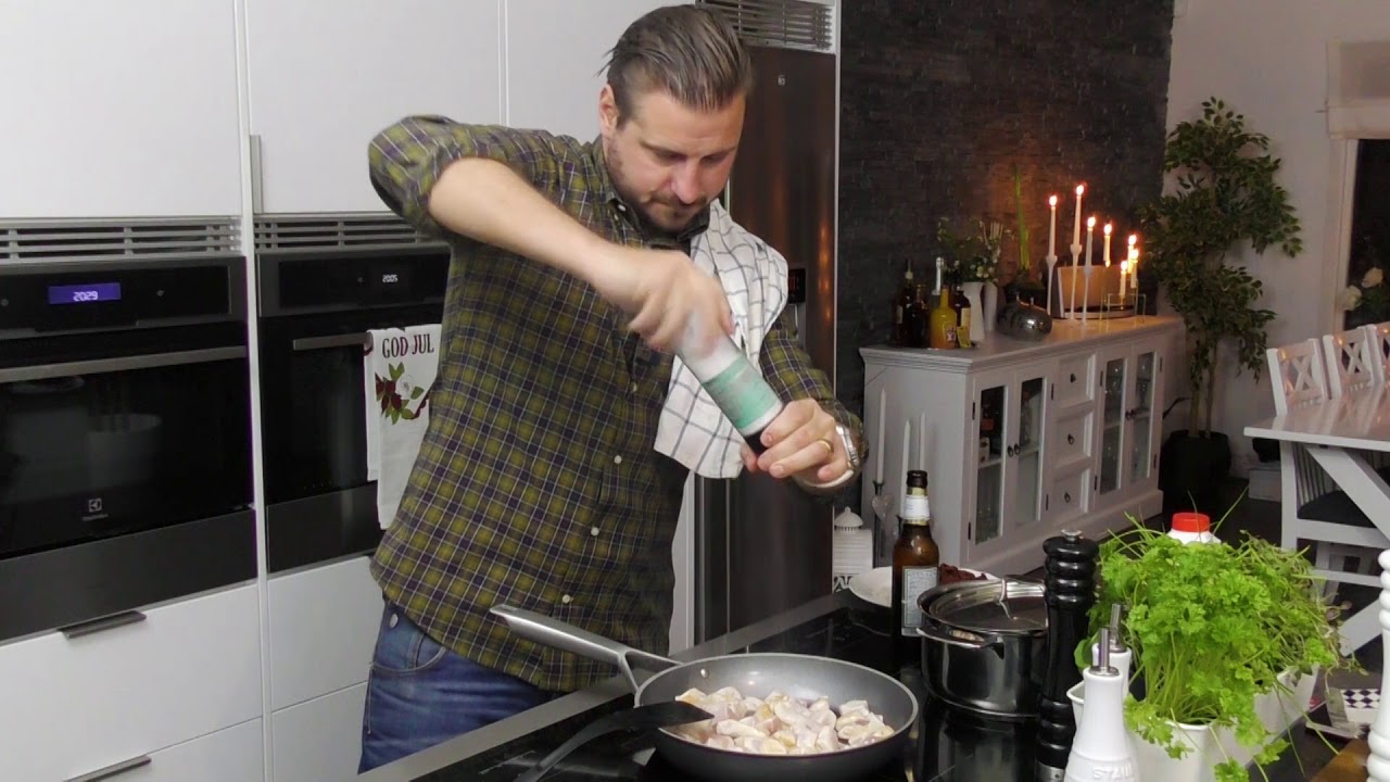Pasta med kyckling och soltorkade tomater
