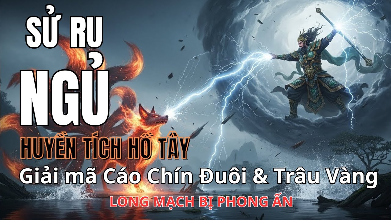 Sử ru ngủ|Huyền tích Hồ Tây: Giải mã Cáo Chín Đuôi & Long Mạch bị phong ấn dưới đáy hồ|Lịch sử ngủ|