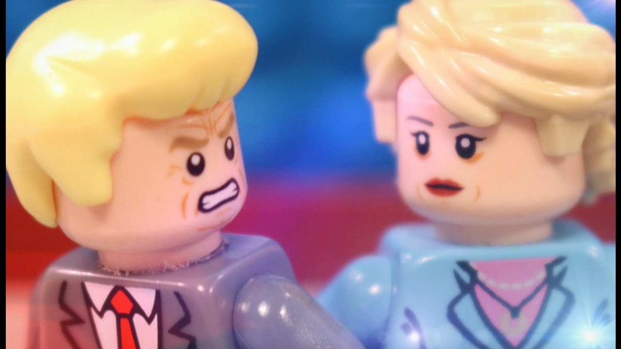 LEGO DONALD TRUMP VS HILLARY CLINTON (Parody)