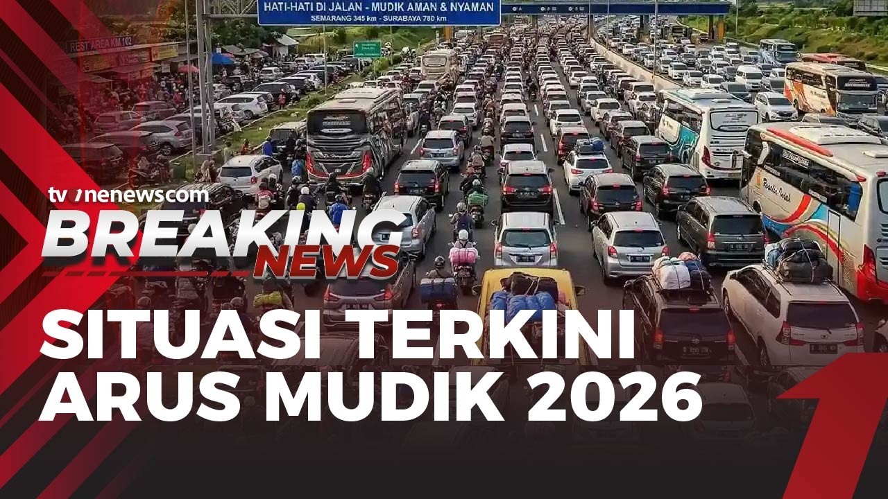 [LIVE] Situasi Terkini Arus Mudik di Sejumlah Ruas Jalan Tol | tvOnenewscom